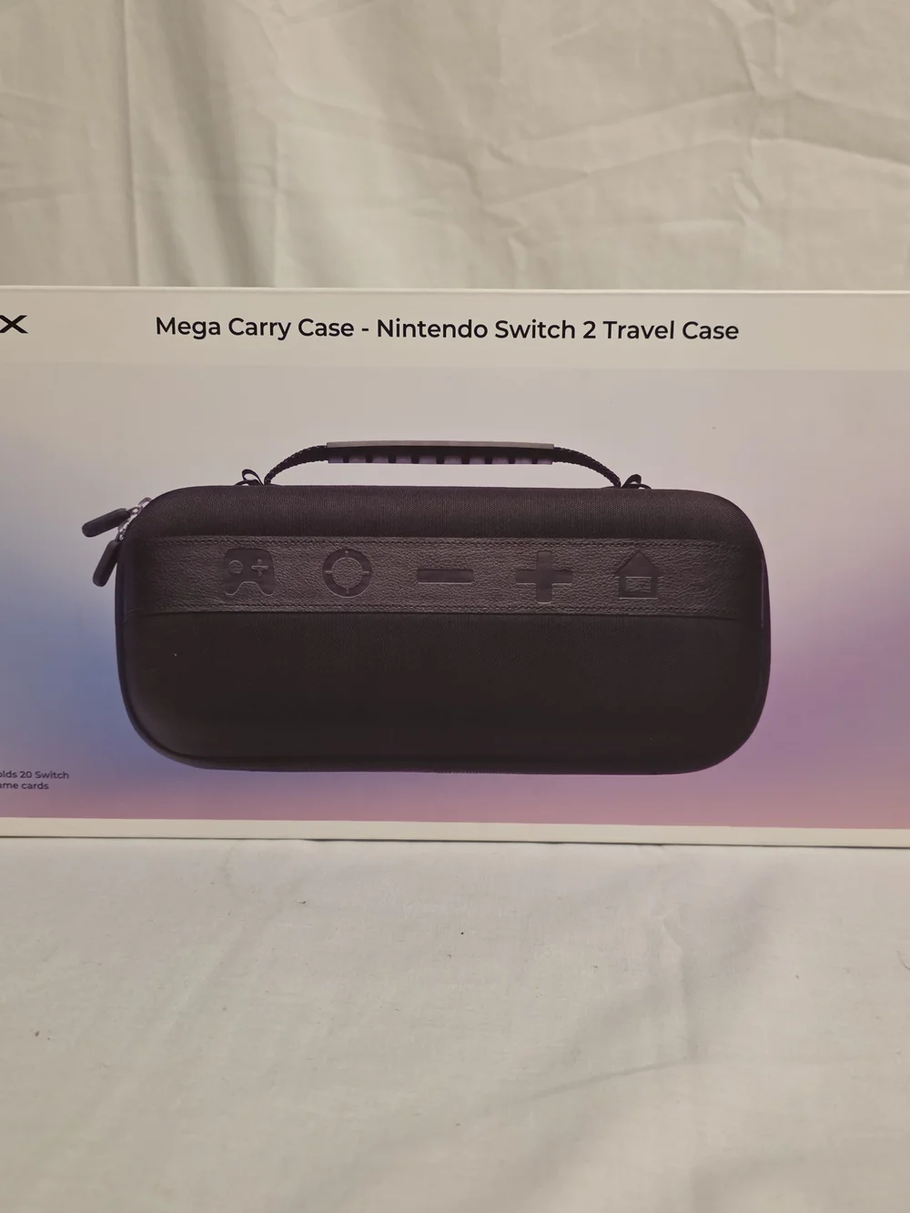 JSAUX Mega Carry Case Nintendo Switch 2 Travel Case Holds 20 Games Protection